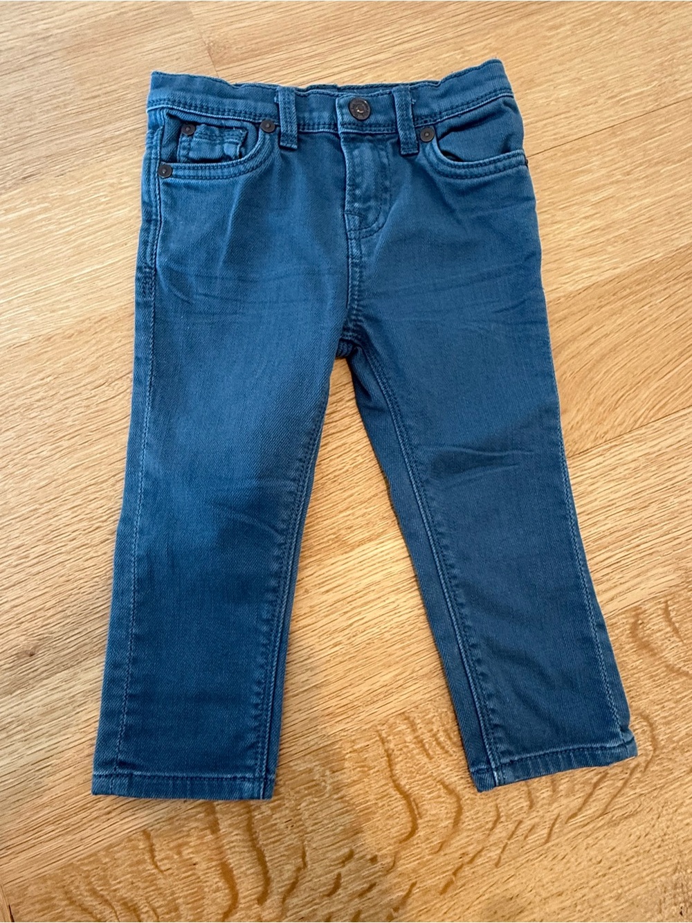 7 For All Mankind Toddler Navy Stretch Denim Pants size 18M